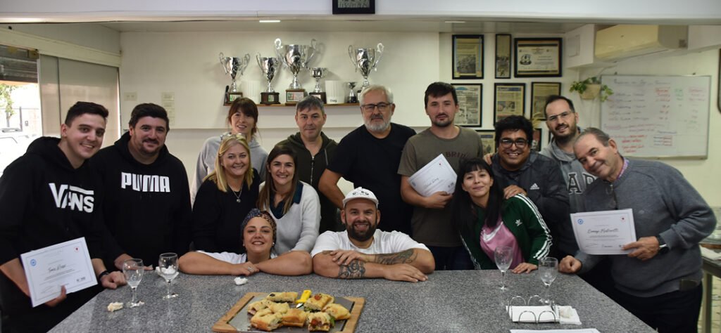 Alumnos de Curso de Focaccia con Gonzalo Dacovich