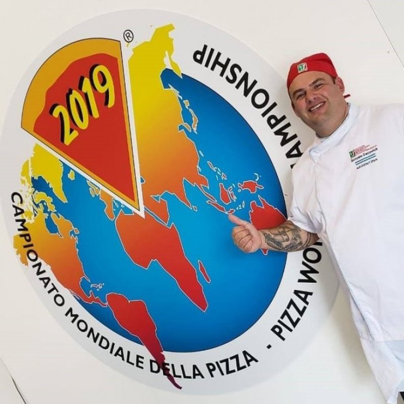 Gonzalo Dacovich en el Campeonato Mundial de la Pizza 2019