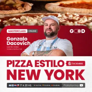 Clase Virtual de Pizza New York Style