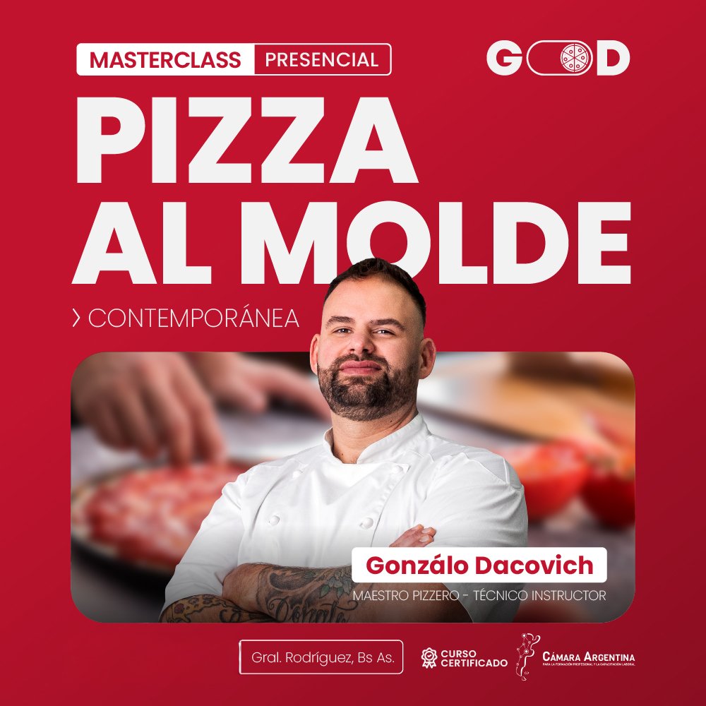 Curso de Pizza al Molde - Gonzalo Dacovich