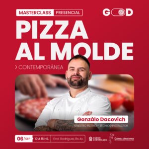 Curso de Pizza al Molde con Gonzalo Dacovich