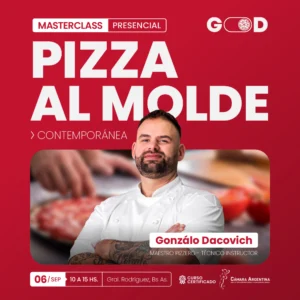 Curso de Pizza al Molde con Gonzalo Dacovich