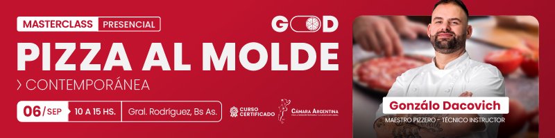 Masterclass de Pizza al Molde con Gonzalo Dacovich (06-09-25)
